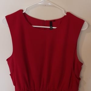 Gorgeous Red Cocktail Dress- Size Lg- New